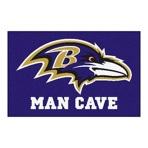 NFL Baltimore Ravens Purple Man Cave 2 ft. x 3 ft. Area Rug