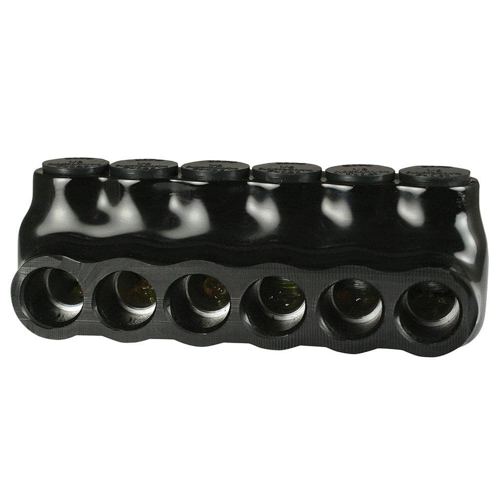 1/0-14 AWG Multi Tap Connector Insulated Single Side Entry 6 Ports, Black price history on PriceWatchPro