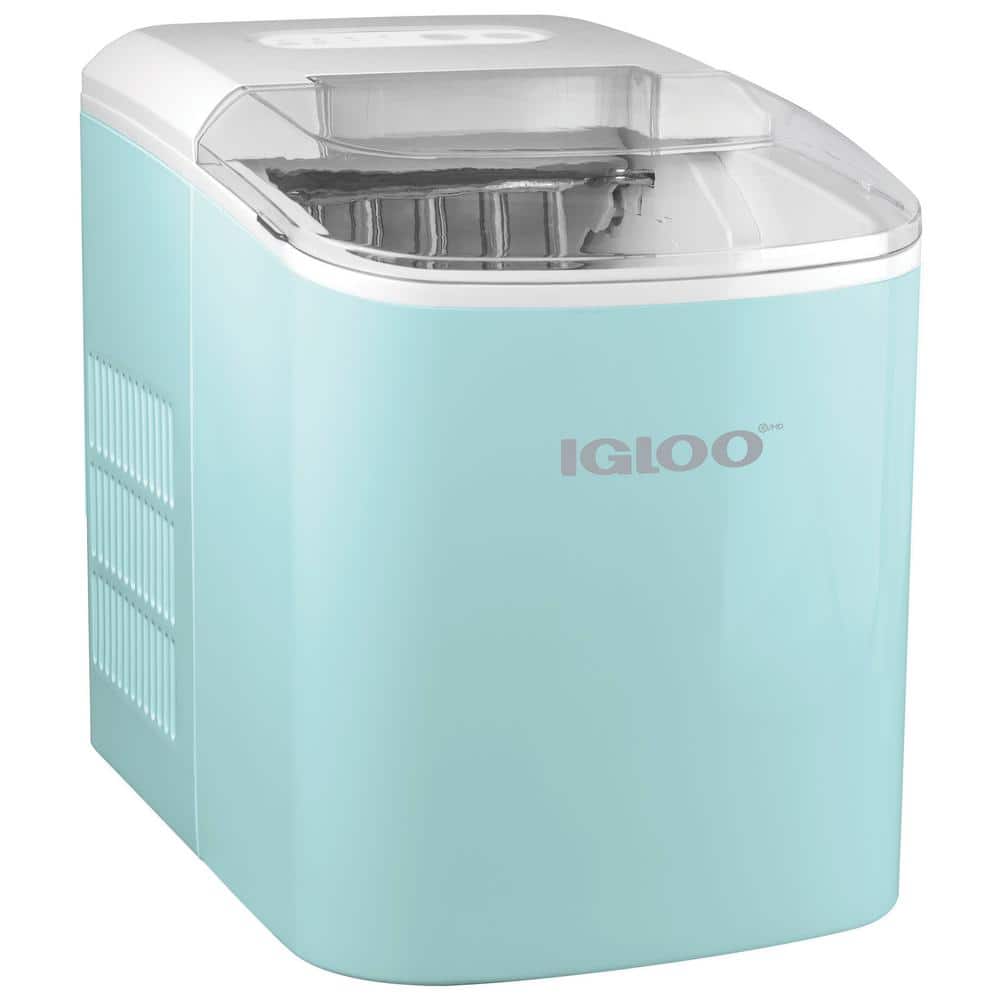IGLOO 26 lb. Portable Ice Maker in Aqua, Blue -  810061701880