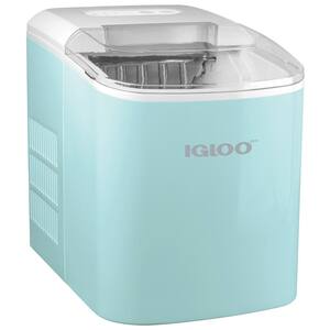 26 lb. Portable Ice Maker in Aqua