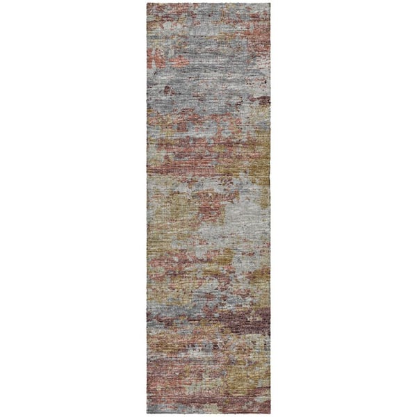 Dream Shag Premium Machine Washable Abstract ADS69 Multi 2 ft. x 7 ft. Runner Rug