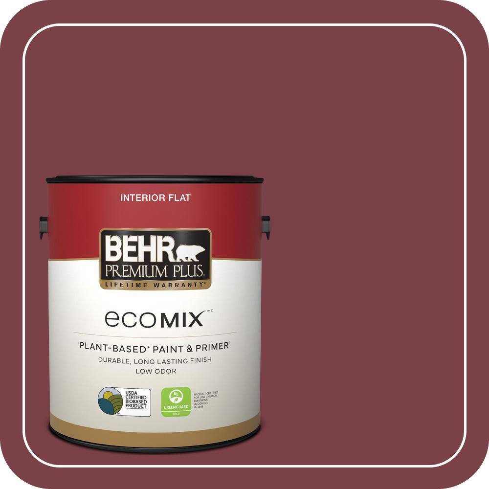 1 gal. #PPU1-13 Spiced Wine Flat EcoMix Plant-Based Interior Paint & Primer price history on PriceWatchPro