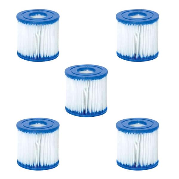 Bestway 3.8 in. Dia Type VII/D Pool Replacement Filter Cartridge (5-Pack)