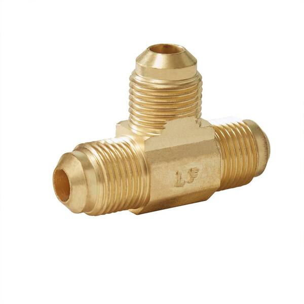 Brass Pipe Fitting 3/4\" Female NPT Thread Tee Forged Fuel Air