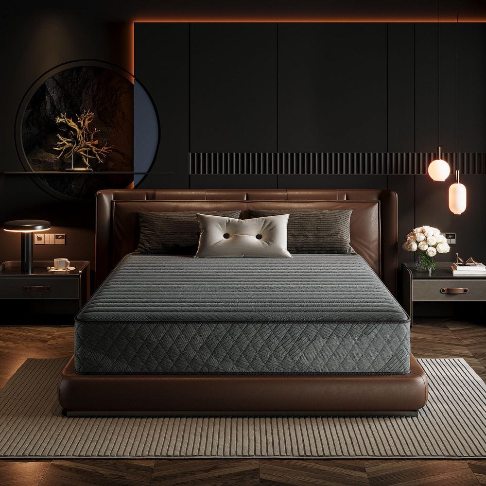 King Size Medium Firm 12 in. Cool Gel Memory Foam Hybrid Mattress with CertiPUR-US, SGS and OEKO-TEX