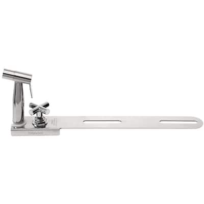 CleanSpa Luxury Handheld with Holster and Integrated Shut Off Non-Electric Bidet Attachment in Stainless Steel