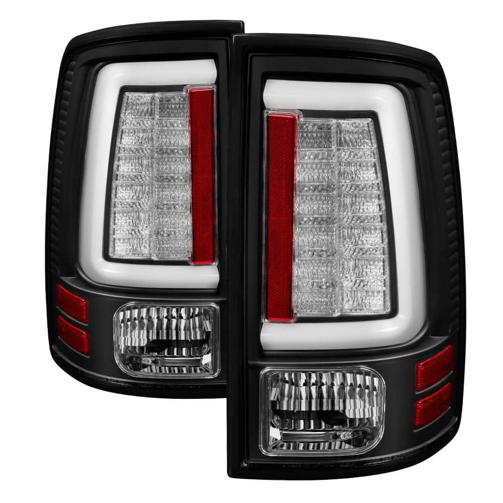 Spyder Auto Dodge Ram 1500 09-18 / Ram 2500/3500 10-18 Light Bar LED Tail  Lights -( Not Compatible With LED Model ) - Black 5084026 - The Home Depot