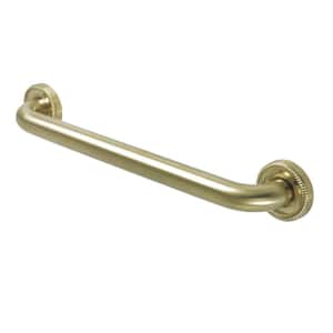 Camelon 16 in. x 1-1/4 in. Grab Bar in Brushed Brass