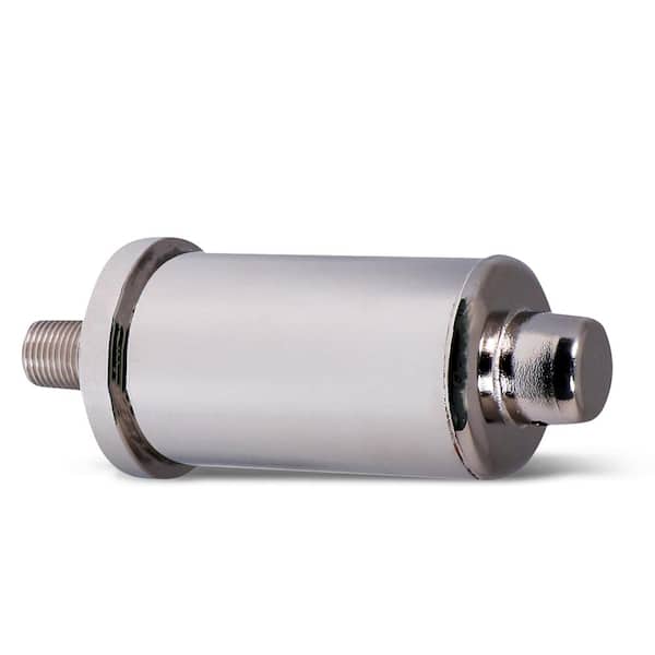 PLUMBFLEX 1/8 in. Chrome Threaded Straight Steam Air Radiator Valve