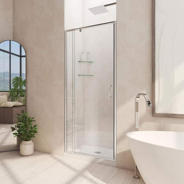 DreamLine Flex 32 to 36 in. x 72 in. Pivot Framed Shower Door in Chrome