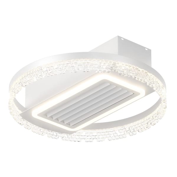 Nivencai 20 in. Indoor White Ceiling Fan with Adjustable White Integrated LED, Remote Included