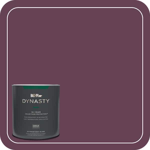 BEHR DYNASTY 1 qt. #S-G-690 Delicious Berry Semi-Gloss Exterior Stain ...