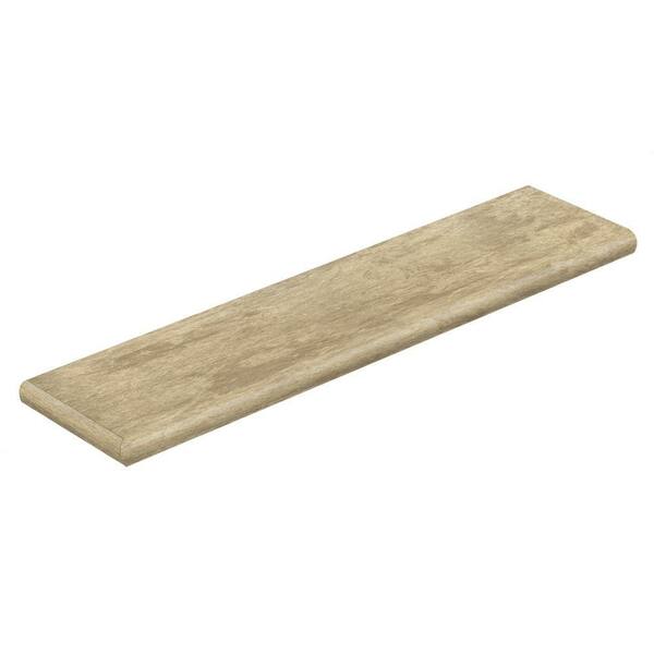 Cap A Tread Lissine Travertine 94 in. Length x 12-1/8 in. Deep x 1-11/16 in. Height Laminate Left Return to Cover Stairs 1 in. Thick