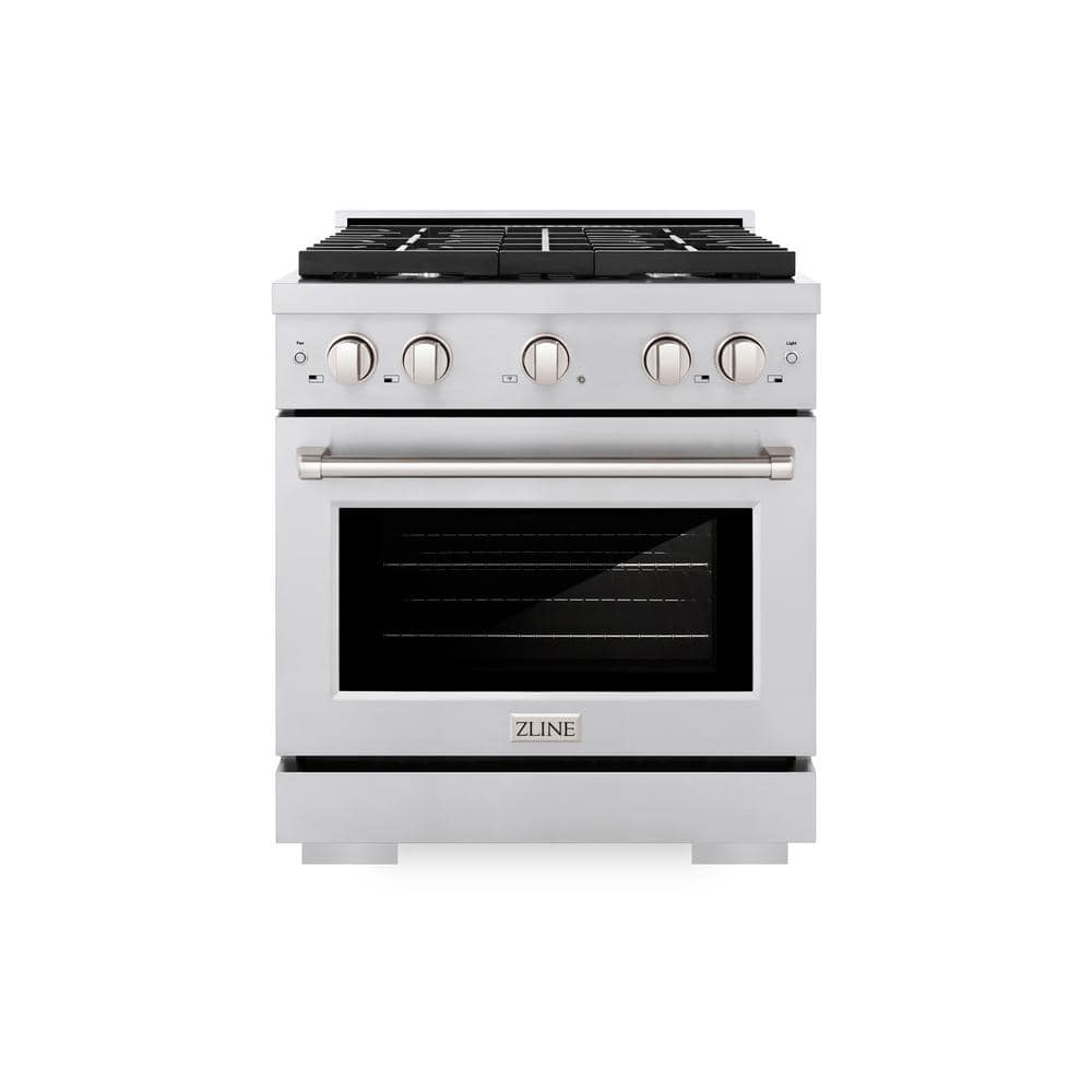 30 in. 4 Burner Single Oven Gas Range in Stainless Steel price history on PriceWatchPro