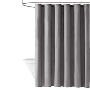 Everyday Grey  72 in. W x 72 in. LMicrofiber Polyester Shower Curtain