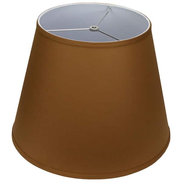 FenchelShades.com 11 in. Top Diameter x 17 in. Bottom Diameter x 13 in. Slant Linen Earth Empire Lamp Shade