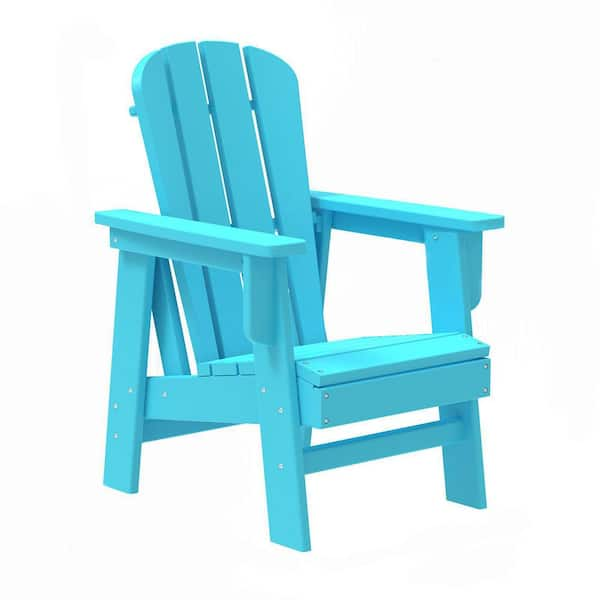 TIRAMISUBEST 21 06 In X 21 65 In X 30 31 In Small Size Blue Plastic   Plastic Adirondack Chairs W501xy65858 64 600 