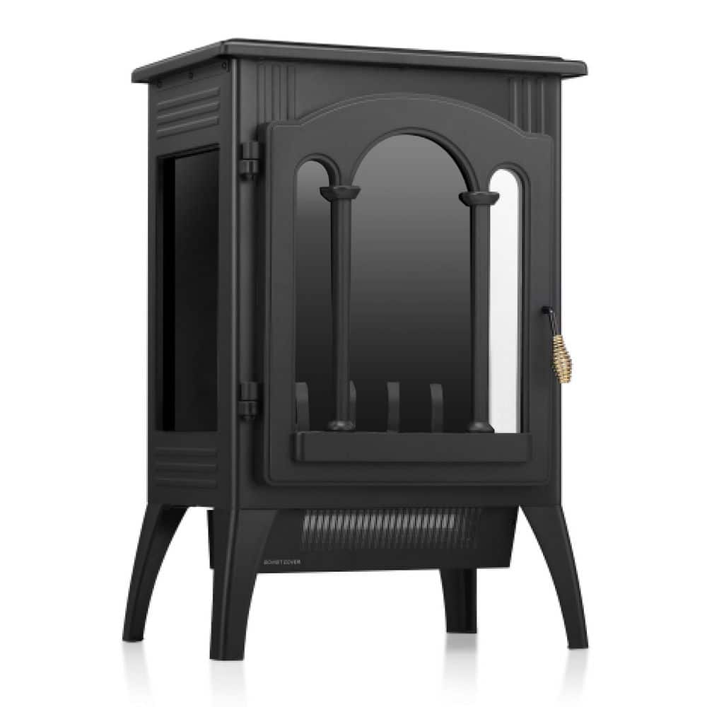 1500-Watt Infrared Heater in Black with Overheating Protection, Low Noise, 