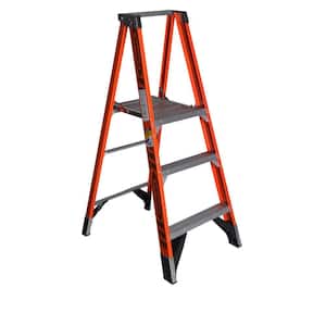 3 ft. Fiberglass Platform Step Ladder (9 ft. Reach Height) with 375 lb. Load Capacity Type IAA Duty Rating