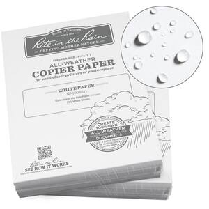 All-Weather 8-1/2 in. x 11 in. 100 lbs. Printer Paper, White (500-Sheet Pack)