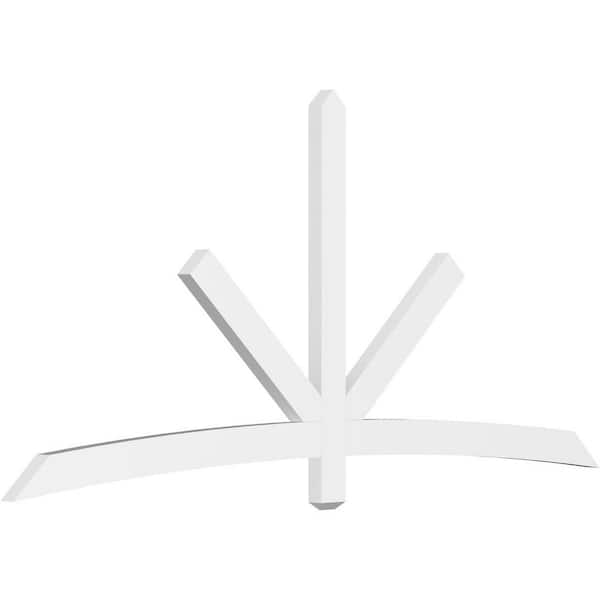 Ekena Millwork Alberta 96 in. W x 44 in. H x 2 in. D Signature Polyurethane Bracket