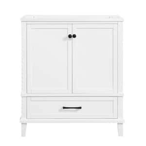 Merryfield 30 in. W x 21.5 in. D x 34 in. H Bath Vanity Cabinet without Top in White