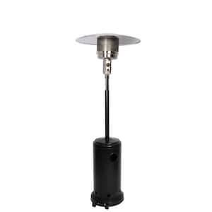 36000 BTU 87 in. Outdoor Patio Heater Wheeled Upright LPG Propane Fuel Heater