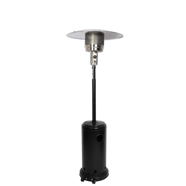 Wildaven 36000 BTU 87 in. Outdoor Patio Heater Wheeled Upright LPG Propane Fuel Heater