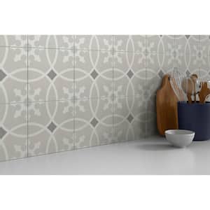 Design Diagram 9.09 in. x 9.09 in. Porcelain Floor and Wall Tile (10.332 sq. ft./Case)