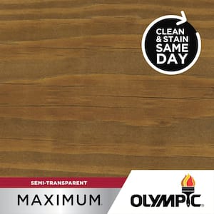 Maximum 5 Gal. Driftwood Gray Semi-Transparent Exterior Stain and Sealant in One Low VOC