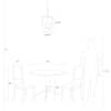 Generation Lighting Thayer 5-Light Smith Steel Traditional Transitional Hanging Candlestick Chandelier F3323/5SMS