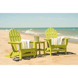 Icon Lime Recycled Plastic Folding Adirondack Chair (2-Pack)