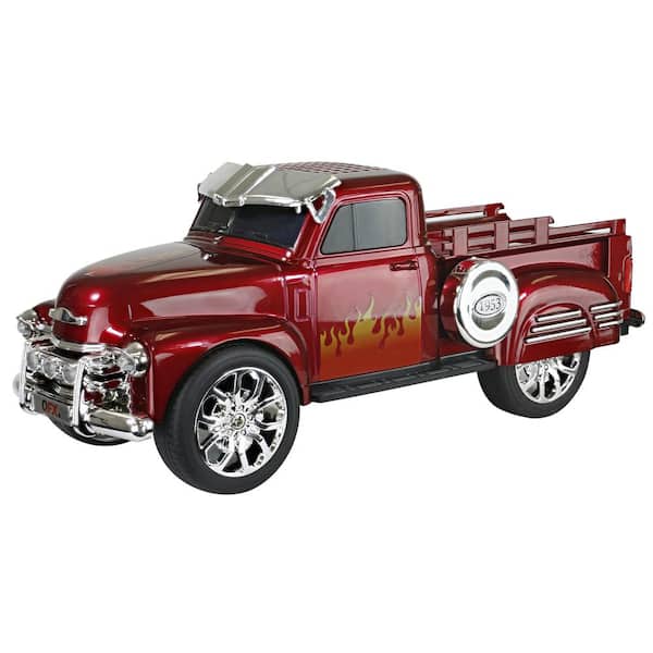 QFX Retro Chevy Truck Portable Bluetooth Speaker (Red)