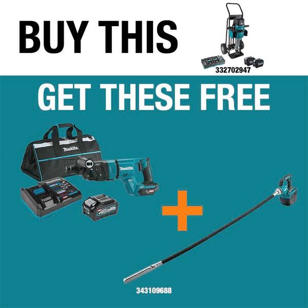 80V max (40V max X2) XGT Brushless Cordless 70 lb. AVT Breaker Hammer Kit, AWS Capable (8.0Ah)