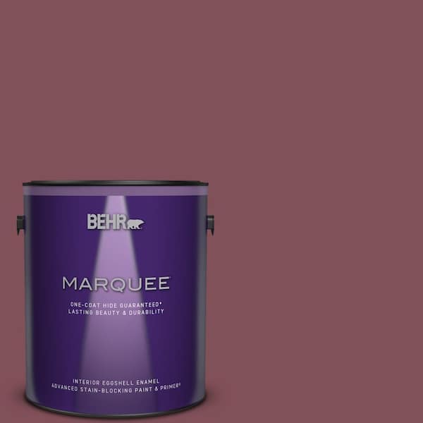 BEHR MARQUEE 1 gal. Home Decorators Collection #HDC-CL-02 Fine Burgundy Eggshell Enamel Interior Paint & Primer
