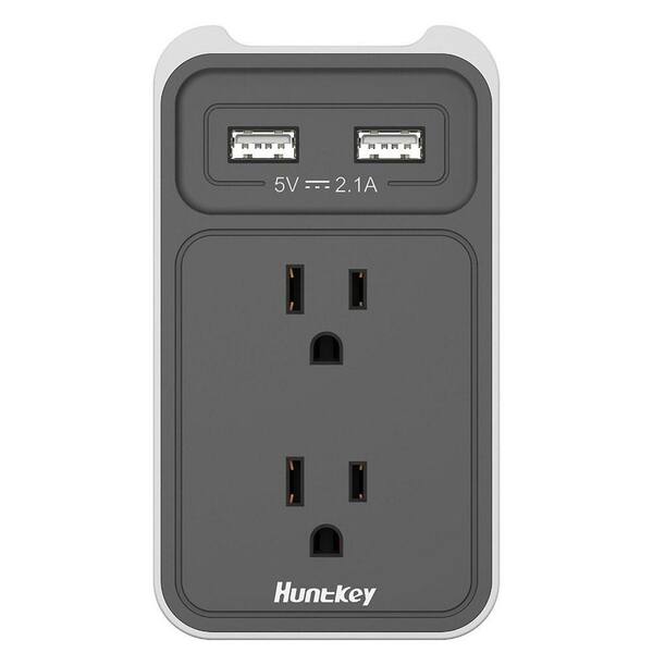 Huntkey 2 1 Amp Wall Mount Cradle With Dual Usb Ports Smd407 - Usb Charging Wall Dock