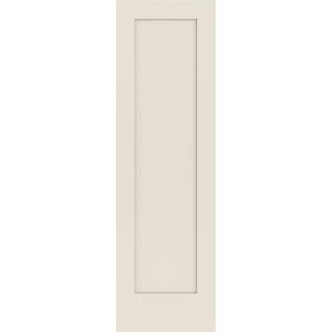 24 in. x 80 in. 1 Panel Shaker Solid Core Primed Wood Interior Door Slab