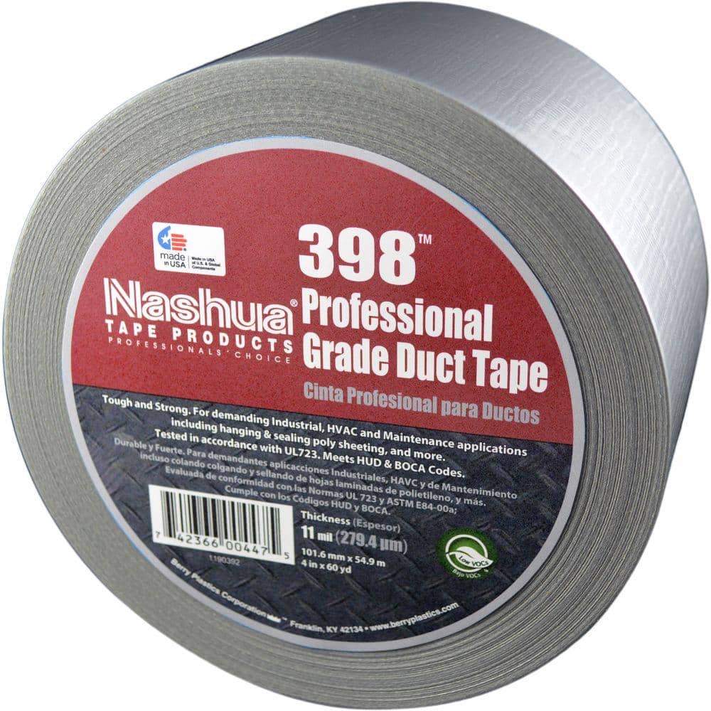 Silver Multi-Purpose Duct Tape, 2 x 60 Yards, 7 Mil Heavy Duty