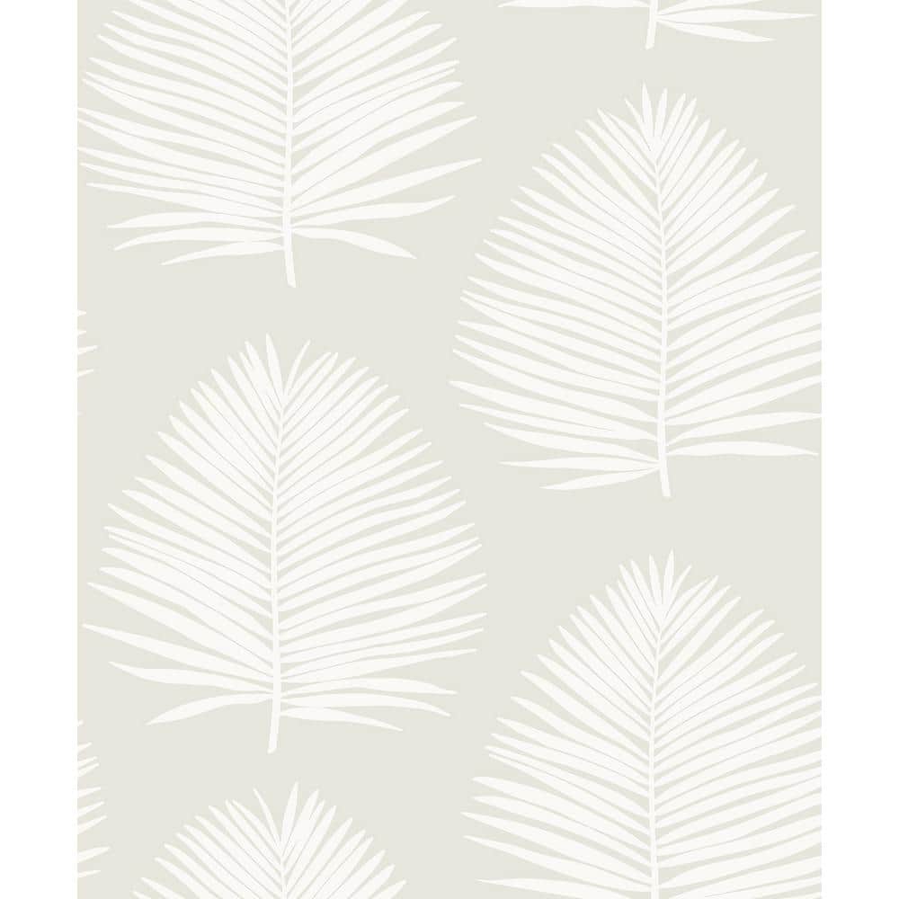 Alabaster Island Palm Vinyl Peel and Stick Wallpaper Roll (31.35 sq. ft.) price history on PriceWatchPro