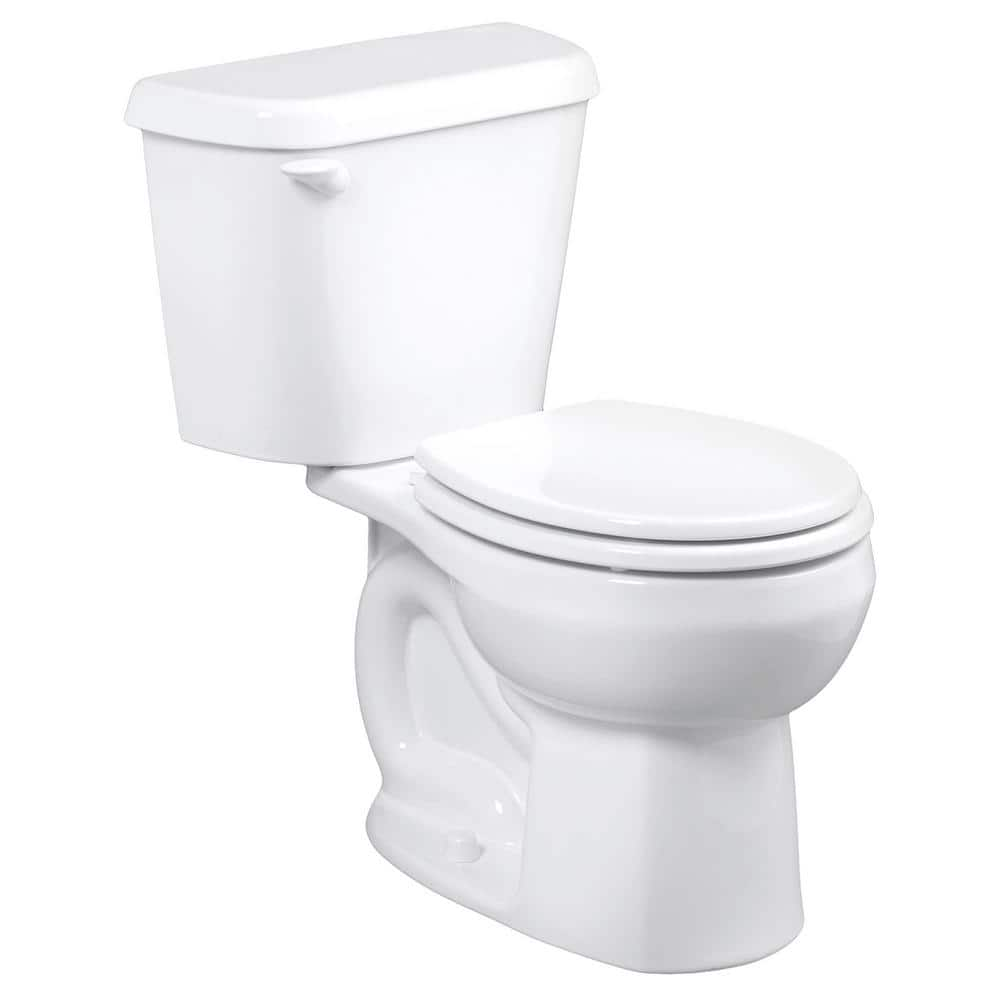 American Standard Cadet PRO 2-piece 1.28 GPF Single Flush Standard Height Round Toilet with 10 in. Rough-In in White