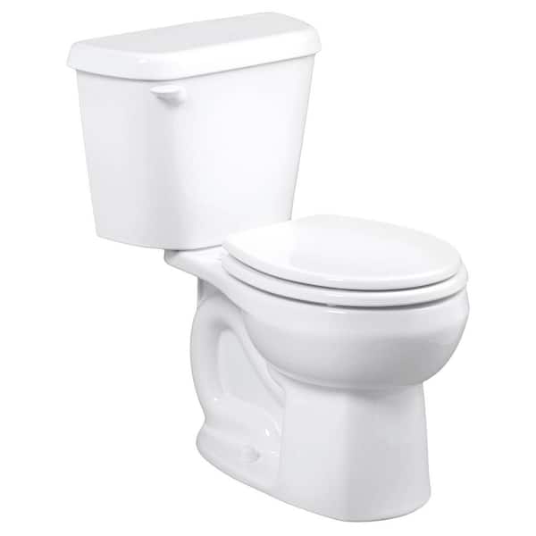Cadet PRO 2-piece 1.28 GPF Single Flush Standard Height Round Toilet with 10 in. Rough-In in White