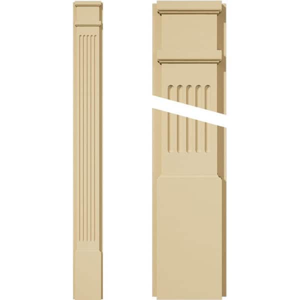 Ekena Millwork 2 in. D x 6 in. W x 60 in. L Primed Polyurethane Pilaster 1- Pack