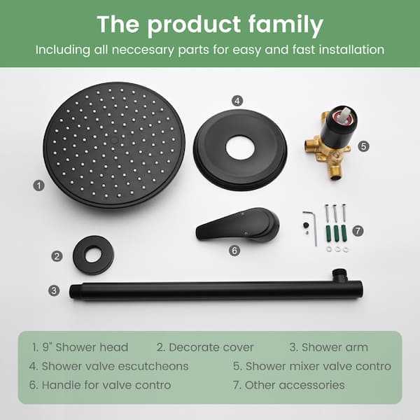 Waltec® Flotrol(TM) shower head - Master Plumber®