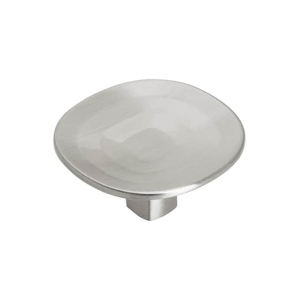 Amerock Concentric 1-9/16 in. (40mm) Modern Satin Nickel Round Cabinet Knob