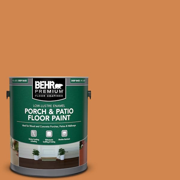 BEHR PREMIUM 1 gal. #PPU3-03 Flaming Torch Low-Lustre Enamel Interior/Exterior Porch and Patio Floor Paint