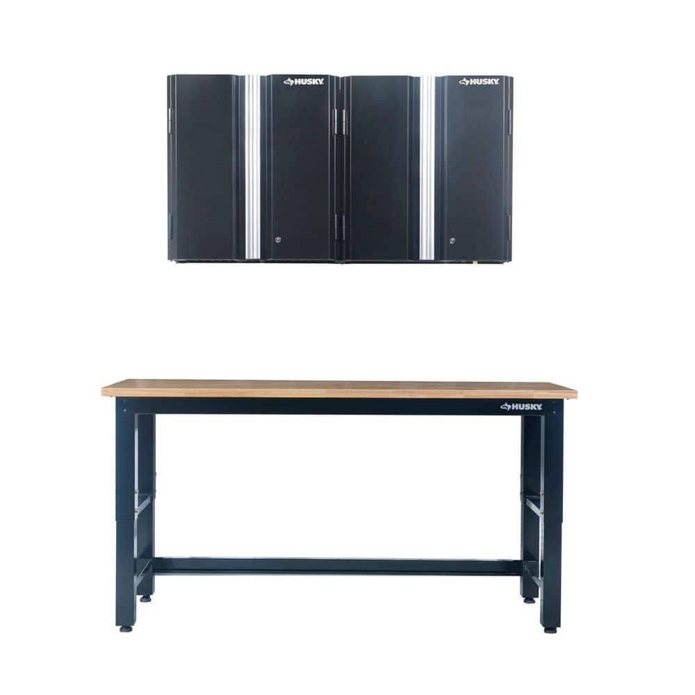 72 in. W x 98 in. H x 24 in. D Ready-to-Assemble 24-Gauge Steel 3-Piece Garage Storage System in Black price history on PriceWatchPro
