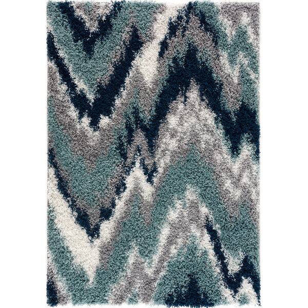 L'Baiet Valentina Multicolor 5 ft. x 7 ft. Shag Area Rug