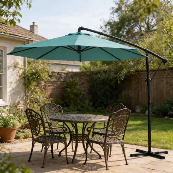 flexible patio umbrella FIM Flexy Aluminum 8' x 14' Rectangular Offset Let your loved ones laze and linger in your front or backyard under the shade of this 10 ft Best Selection Commercial Patio Umbrellas