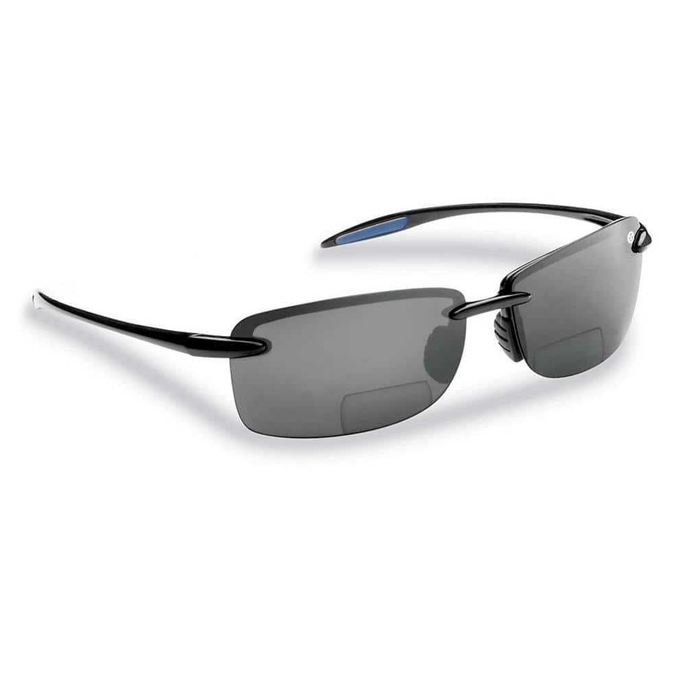 Cali Polarized Sunglasses Black Frame with Smoke Lens Bifocal Reader 200 price history on PriceWatchPro