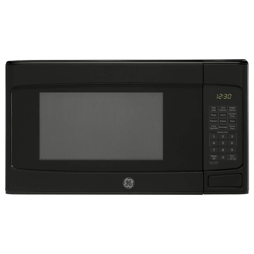 GE 1.1 cu. ft. Countertop Microwave in White JES1145DLWW - The Home Depot